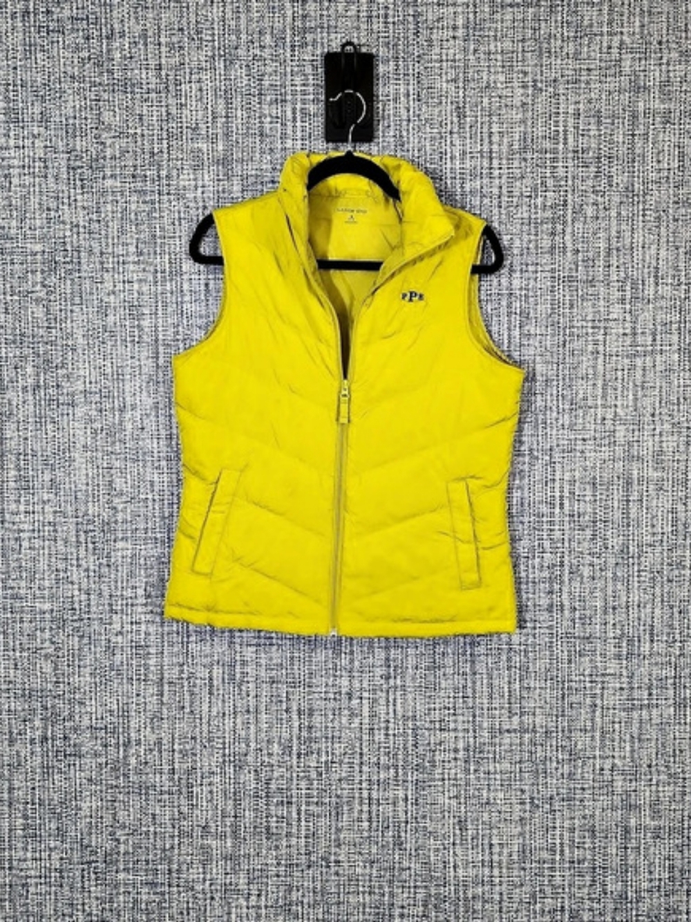 Lands' End Women's Puffer Vest in Yellow Size Small Like New